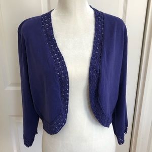 Liz Claiborne 3/4 Sleeve Shrug